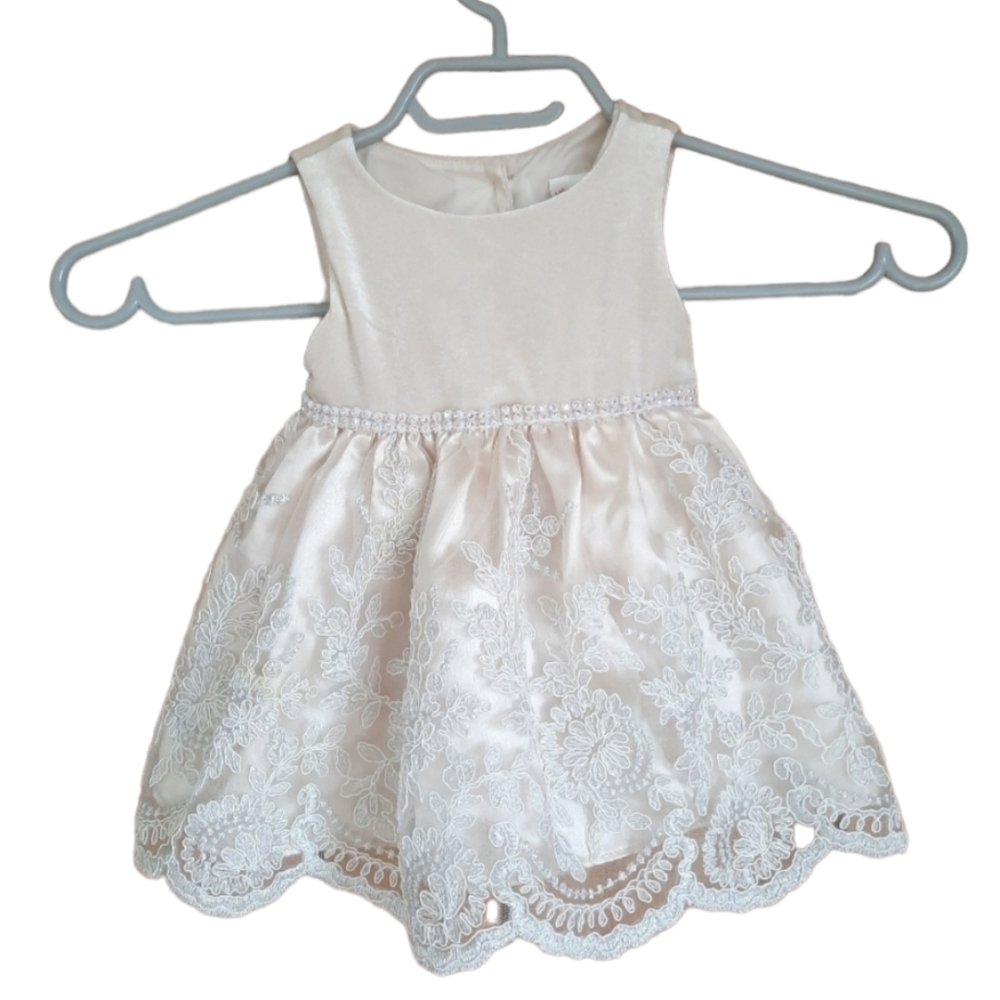 Sweet Heart Rose Cream Formal Occasion Dress